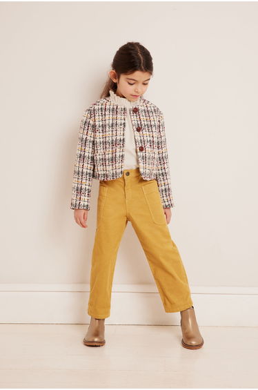 Girls Looping Trousers in Yellow