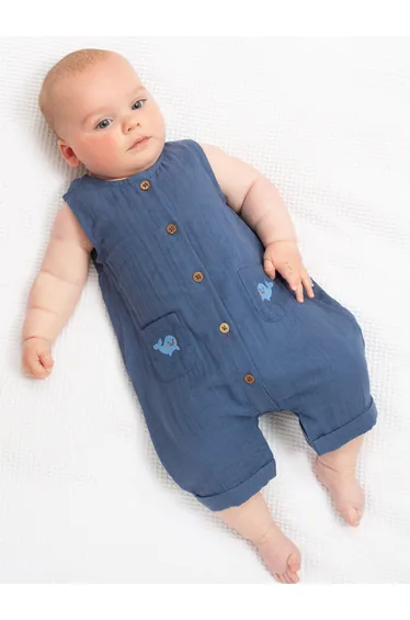 Little Whale Dungarees