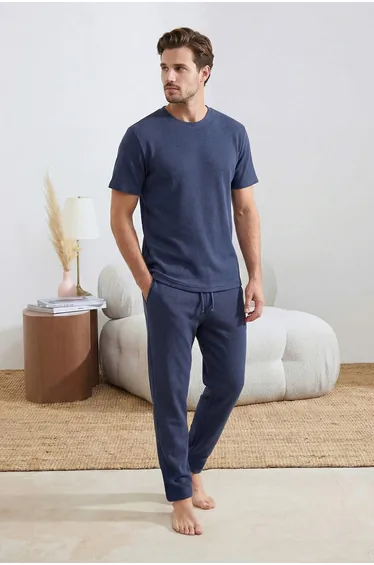 Blue Regular Tracksuit Set