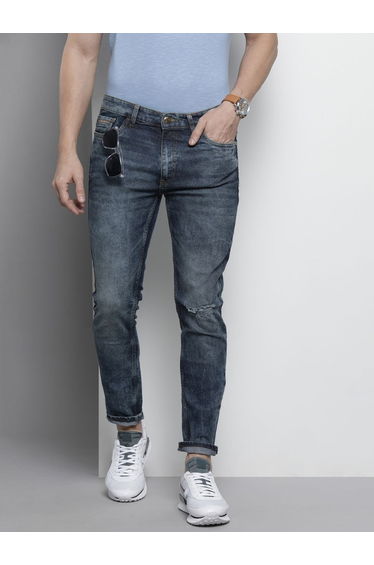 Men Slim Fit Solid Jeans
