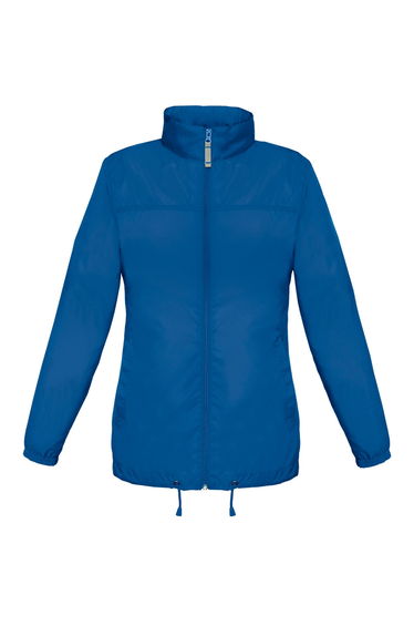 B&C Womens/Ladies Sirocco Lightweight Windproof, Showerproof & Water Repellent Jacket - Royal Blue