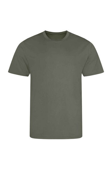 Awdis Childrens/Kids Sports T-Shirt - Earthy Green