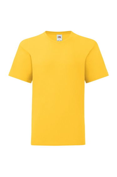 Fruit Of The Loom Childrens/Kids Iconic T-Shirt - Sunflower Yellow