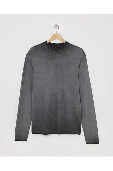Relaxed Fit Oil Wash Long Sleeve T-Shirt