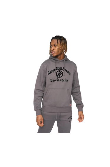Kings Will Dream Mens Gothically Oversized Hoodie - Asphalt