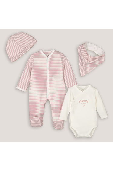 4-Piece Newborn Set in Cotton