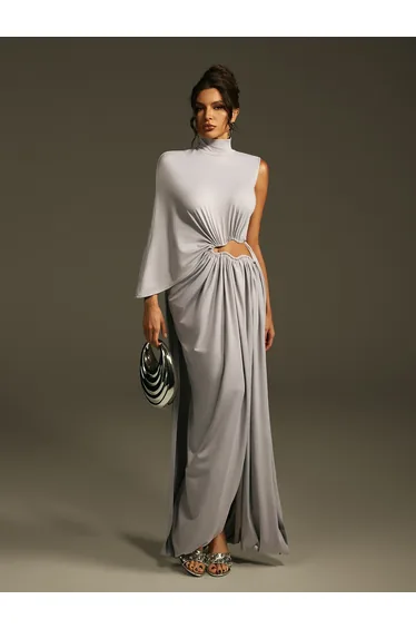 Lavina One Shoulder Cutout Maxi Dress