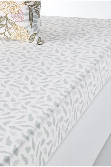 Dolce 30cm High Floral 100% Cotton Percale 200 Thread Count Fitted Sheet