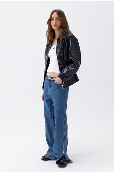 Faux Leather Jacket
