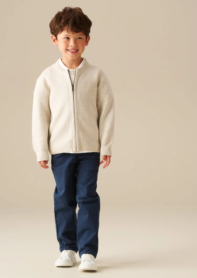 Max Zip Through Knit Jacket - 1