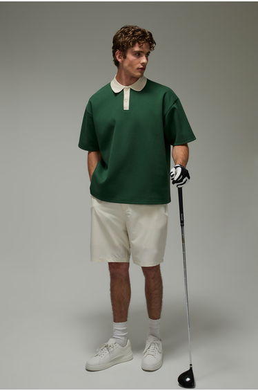 Active Loose Fit 8.5inch Golf Short - stone
