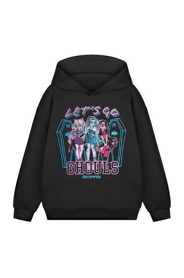 Monster High Girls Let´s Go Ghouls Hoodie - Black