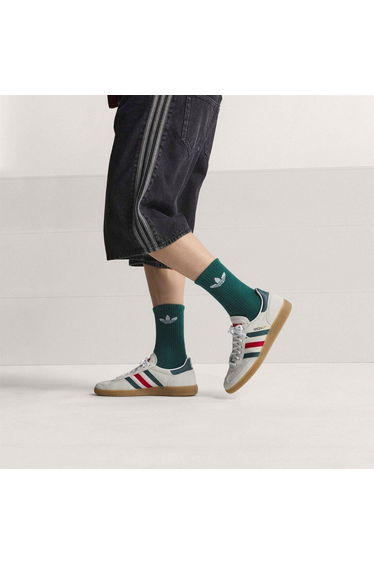 Adidas Mens Spezial Suede Trainers - White/Green