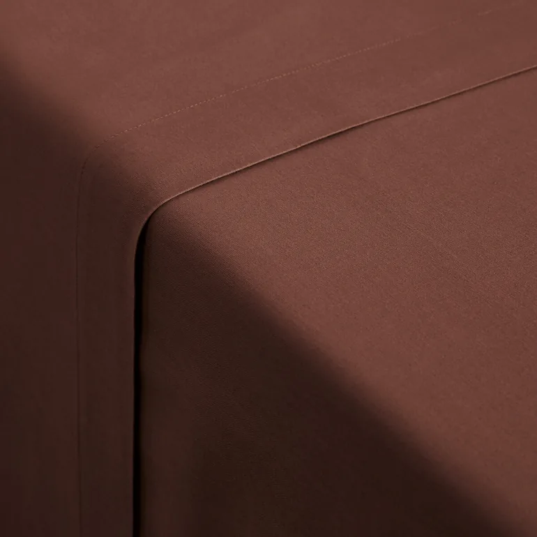 Scenario Plain Washed Cotton Flat Sheet - 1