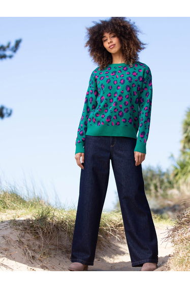 Piddletrenthide Knit Jumper Leopard