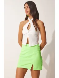 Column Mini Skirt - 1