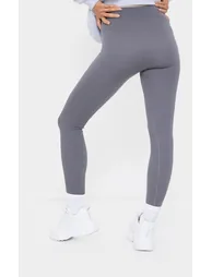 Maternity Slate Contour Ribbed Bump Support Leggings - 2