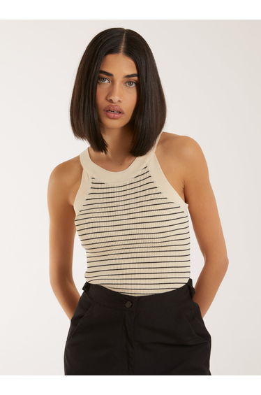 Striped Racer Top