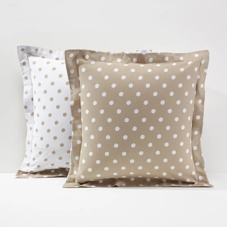 CLARISSE Polka Dot Cotton Flannel Pillowcase - 1