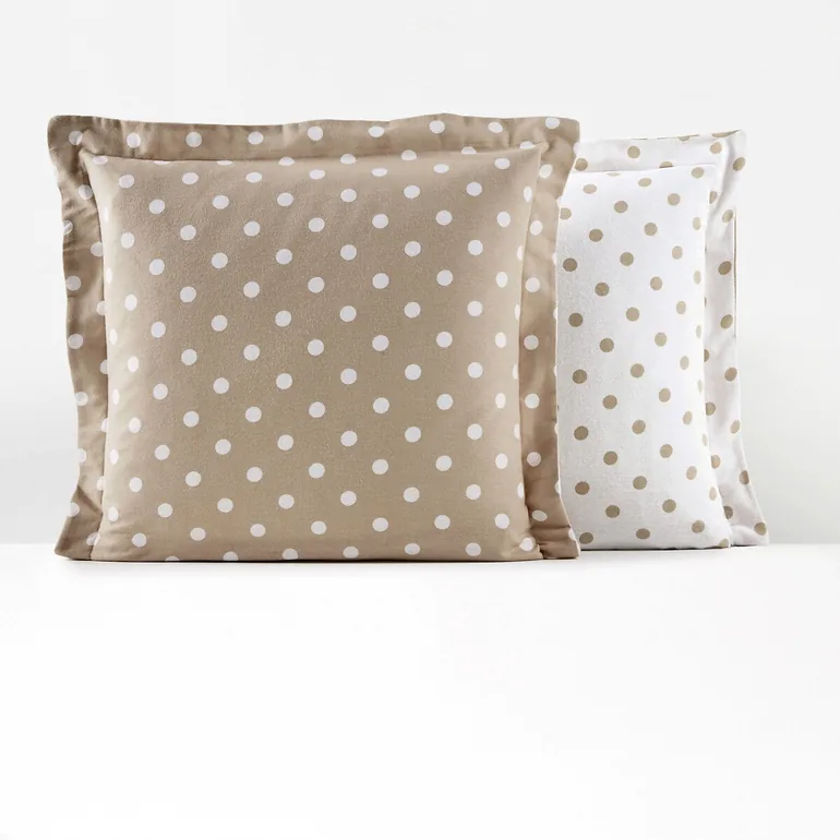CLARISSE Polka Dot Cotton Flannel Pillowcase - 5