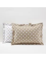 CLARISSE Polka Dot Cotton Flannel Pillowcase - 2