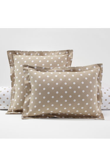 CLARISSE Polka Dot Cotton Flannel Pillowcase