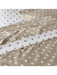 CLARISSE Polka Dot Cotton Flannel Pillowcase - 9