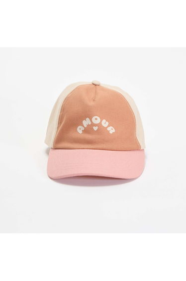 Leopard print baseball style cap PINK