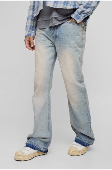 Tall Stonewash Rigid Flared Jeans - stonewash