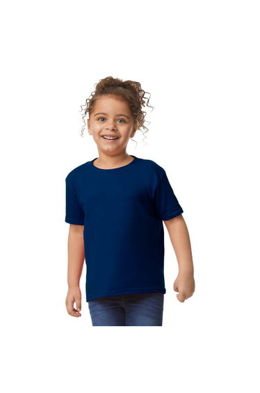 Gildan Childrens/Kids Plain Cotton Heavy T-Shirt - Navy