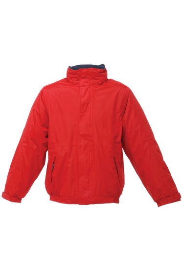Regatta Mens Dover Waterproof Windproof Jacket - Classic Red/Navy