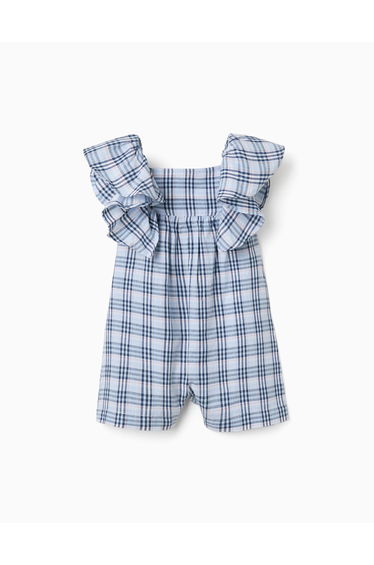 OVERALL CHECKS, DARK BLUE, SMS