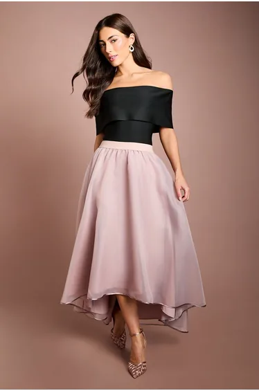 Hi Lo Organza Skirt