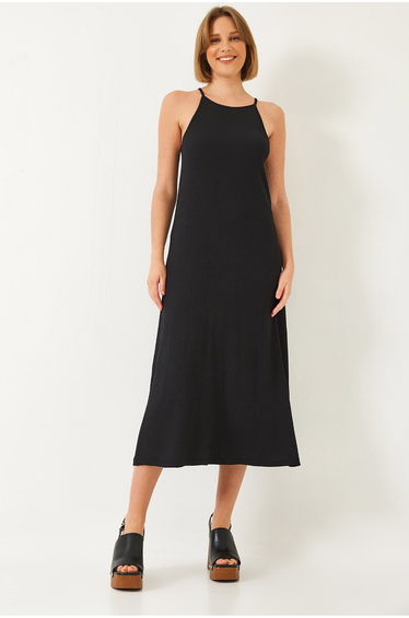 Women's Strappy Summer Long Knitted Dress