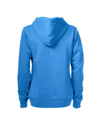 Printer Womens/Ladies Overhead Full Zip Hoodie - Ocean Blue - 1