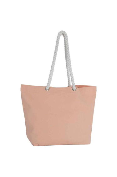 Kimood Washed Cotton Tote Bag - Light Peach