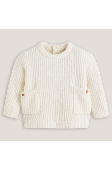 Chunky Knit Jumper/Sweater with Crew Neck