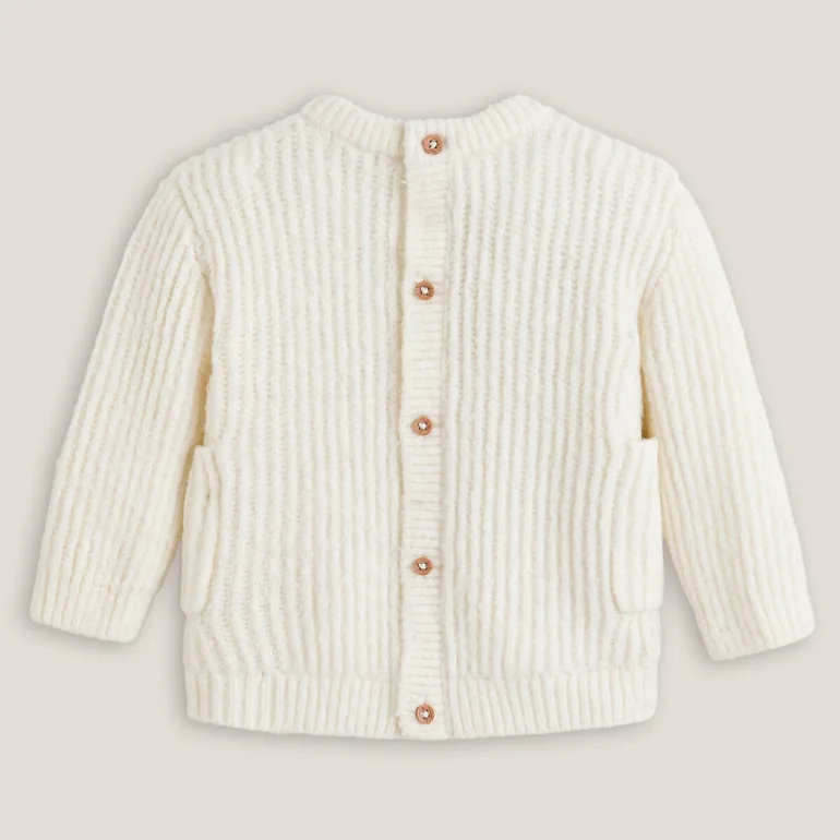 Chunky Knit Jumper/Sweater with Crew Neck - 1
