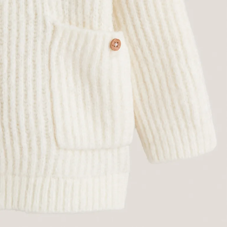 Chunky Knit Jumper/Sweater with Crew Neck - 2