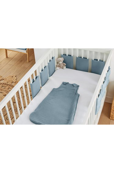 Kumla Cotton Muslin Cot Bed Bumper