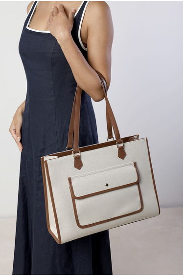 Henley Canvas Shoulder Tote Bag