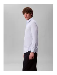 Ls Thin Multi Stripe Stretch Slim Shirt - 2