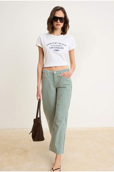 Multi-Colored High Waist Jeans
