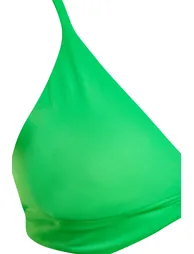 Green Triangle Knot Bikini Top - 6
