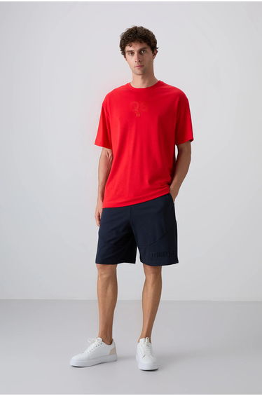 TOMMY Oversized Printed Logo Crew Neck T-Shirt