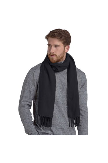 Beechfield Classic Woven Scarf - Charcoal