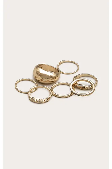 خواتم بريتي ليتل ثينق باللون الذهبي