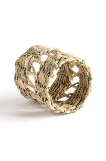 Set of 4 Nala Woven Grass Napkin Rings