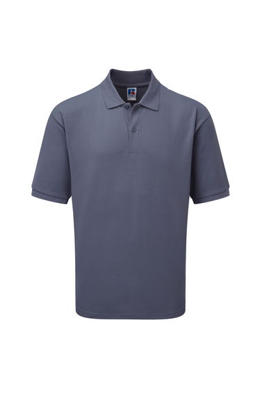 Russell Mens Classic Short Sleeve Polycotton Polo Shirt - Convoy Grey