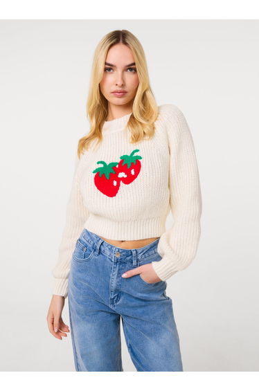 Strawberry Knit Jumper